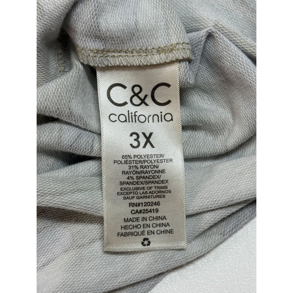 C&C California Camo Hoodie Plus Size Pullover Soft Fleece Size 3X Grunge Country - Picture 9 of 14